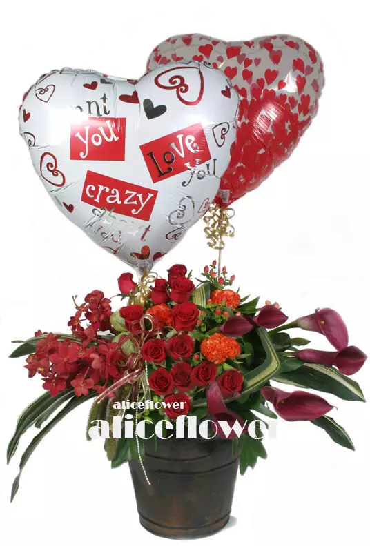 Balloon-Heart to Heart,Alice florist Taipei, TAiwan..