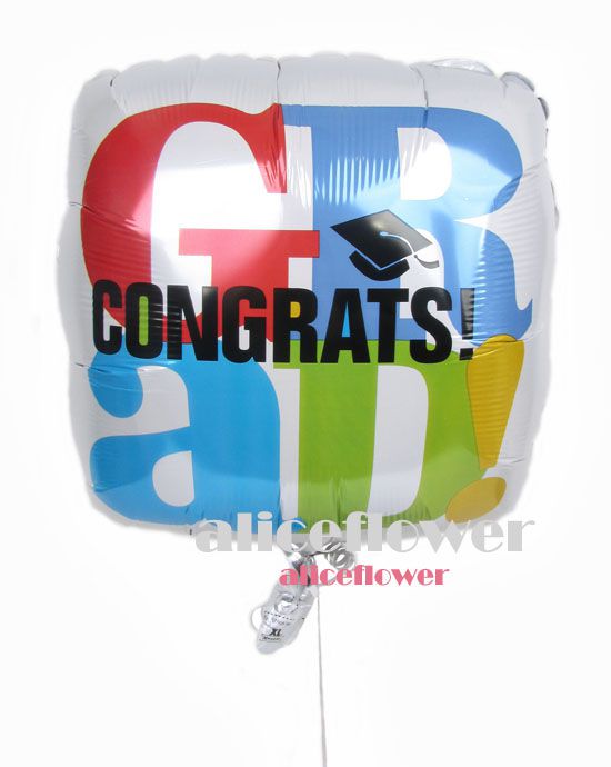 Balloon,Congrats Mylar Balloon