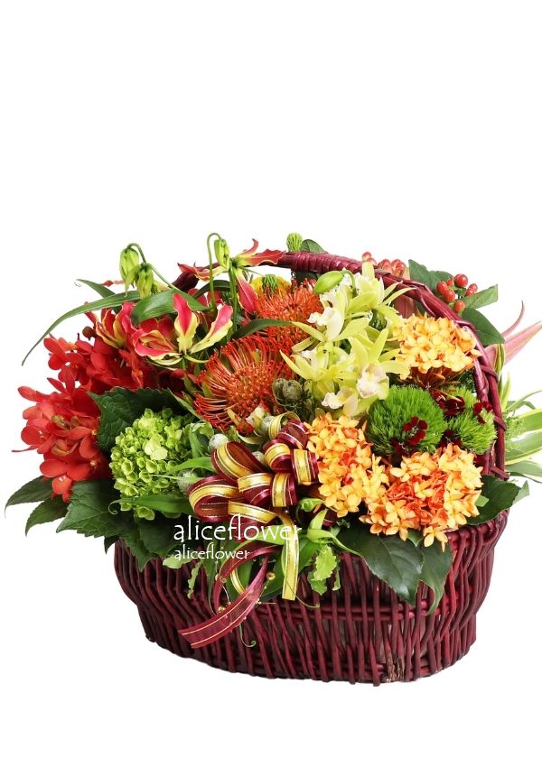 Floral Arranged,Double Touch of Elegance