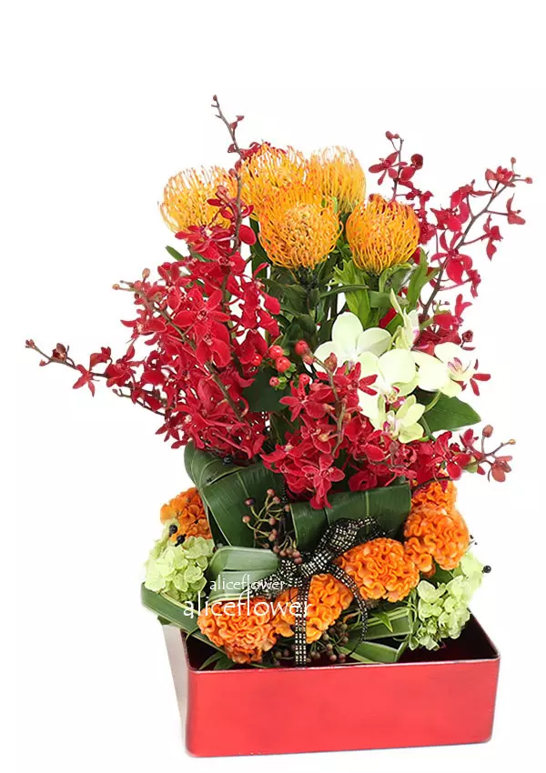 @[Lunar New Year Flower Arranged],Jubilan Year