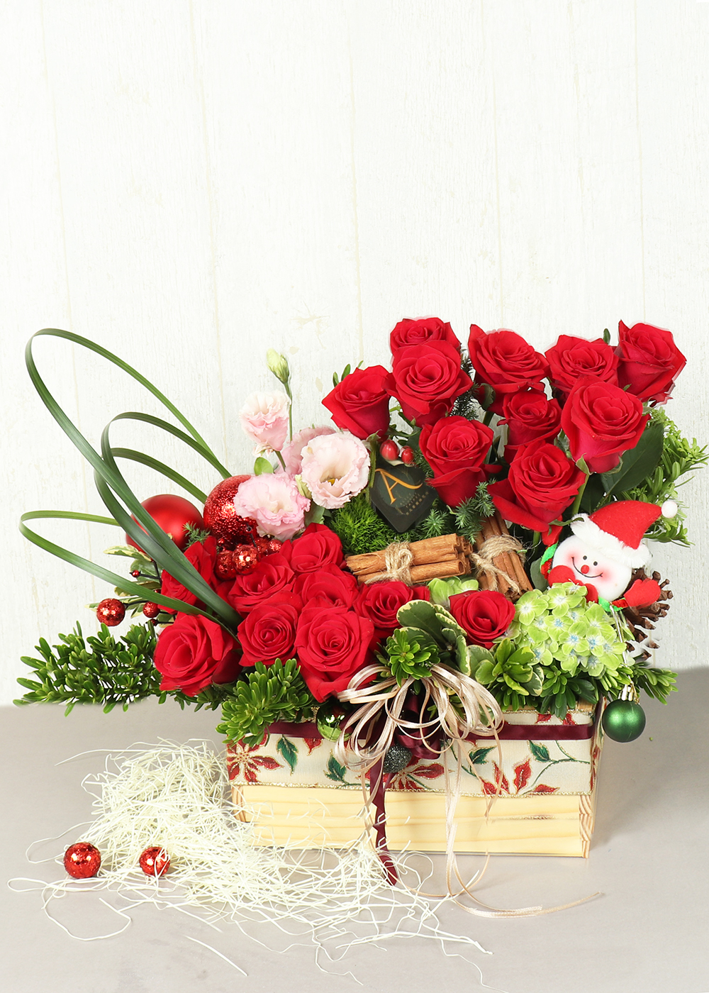 Floral Arranged,Christmas bells