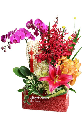 Floral Arranged,Propitious Phoenix