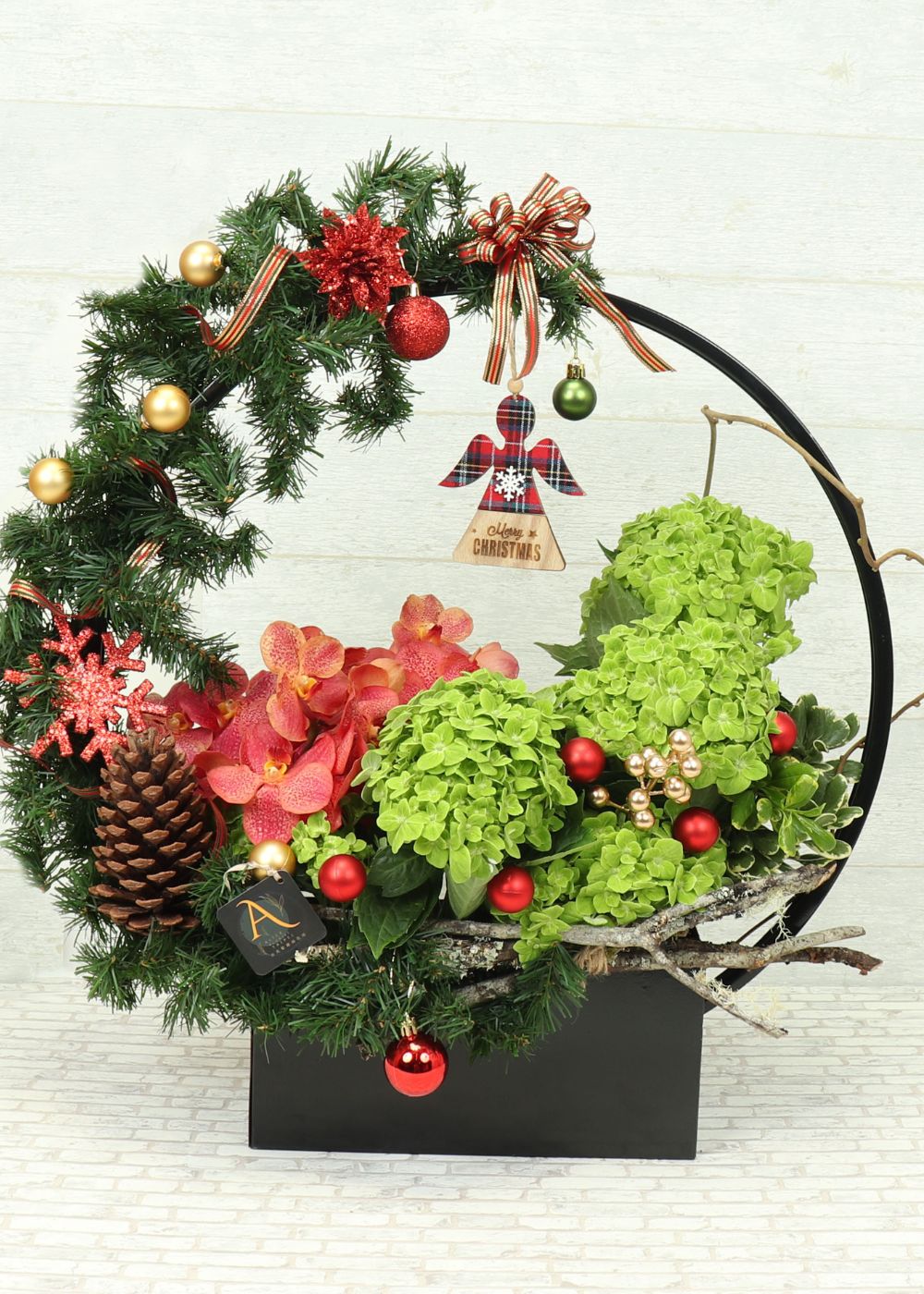 Merry Christmas & Happy New.Year,Christmas snowman Wreath