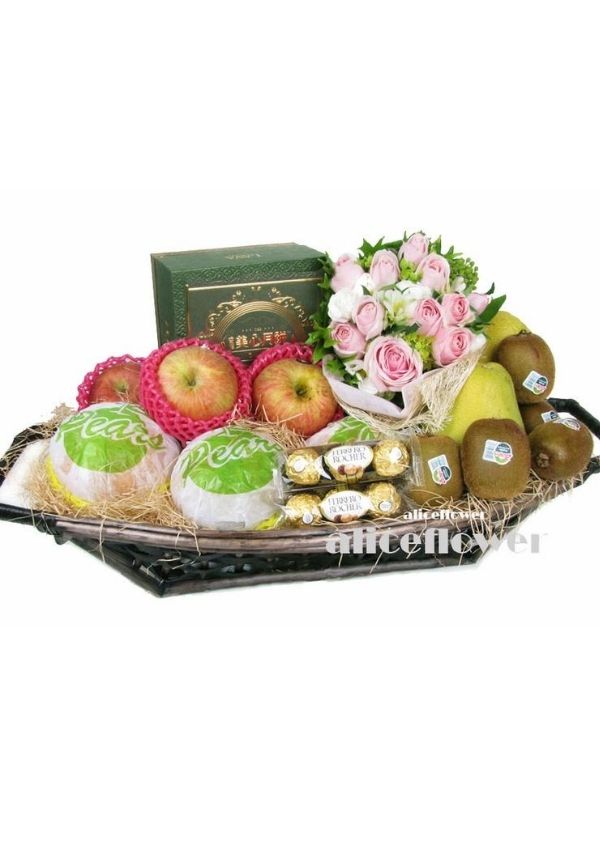 Moon Festival,Blessings Moon Fruit Basket