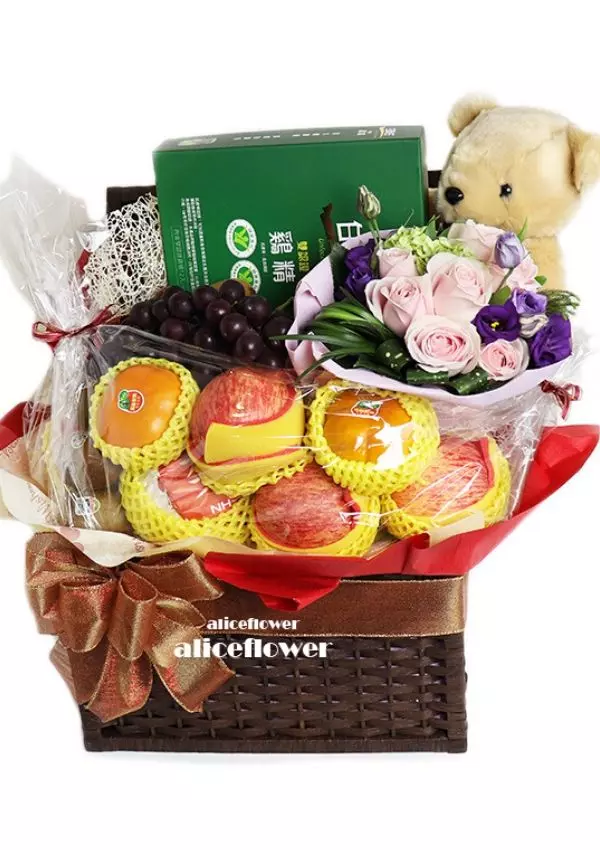 @[Lunar New Year Fruit Basket],Good health
