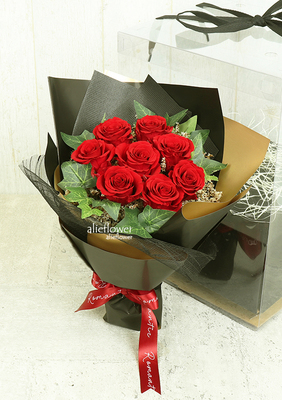 Taipei Same Day Flowers Delivery,Red Star Forever Roses