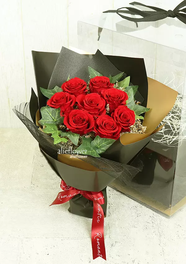 @[Valentine Bouquet * Forever Roses],Red Star Forever Roses