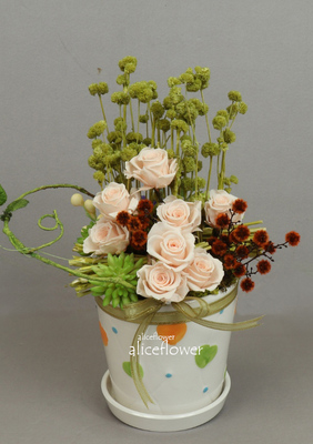 Valentine Bouquet * Forever Roses,Pastoral style
