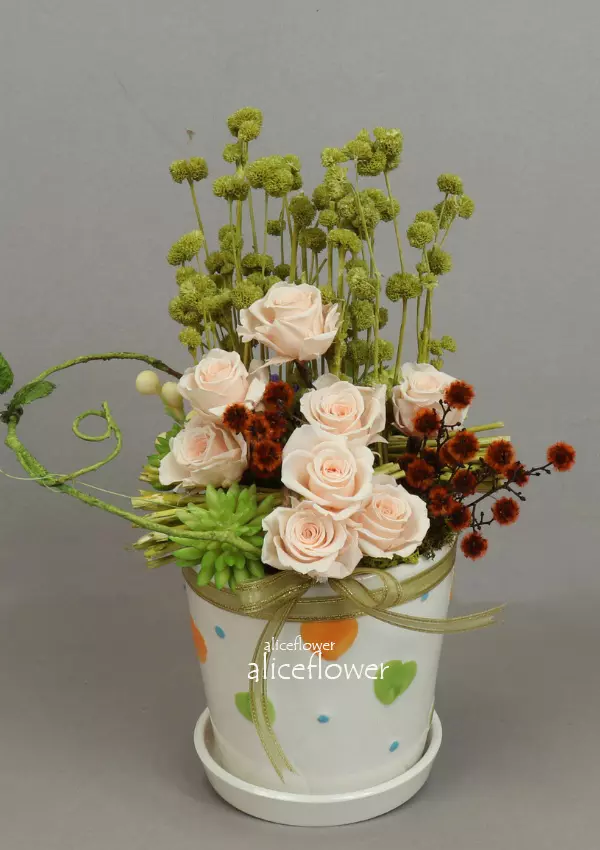 @[Valentine Bouquet * Forever Roses],Pastoral style