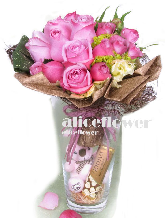 Teddy Bear& Gifts,Sweetheart Rose