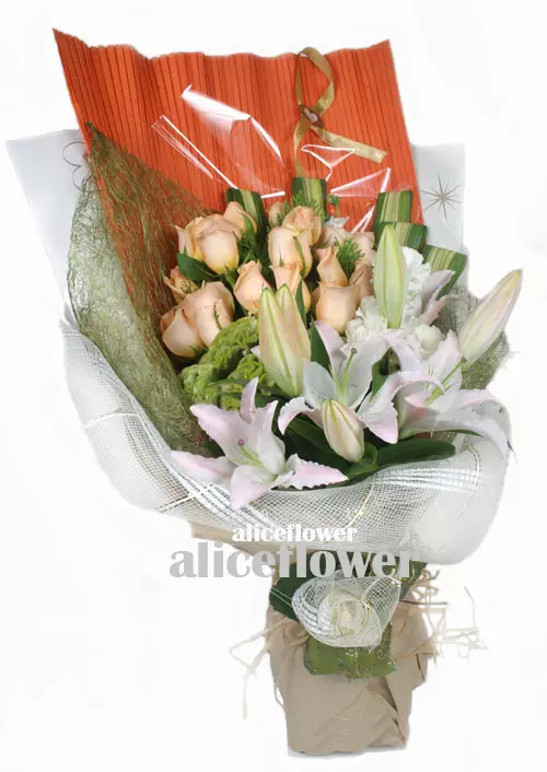 @[Hand wrapped bouquet],Mantra of Love