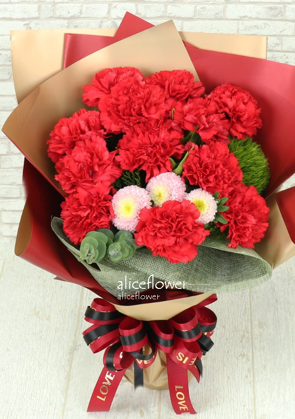 @[Mother´s Day Imported Carnation Bouquet],Thanksgiving Mom