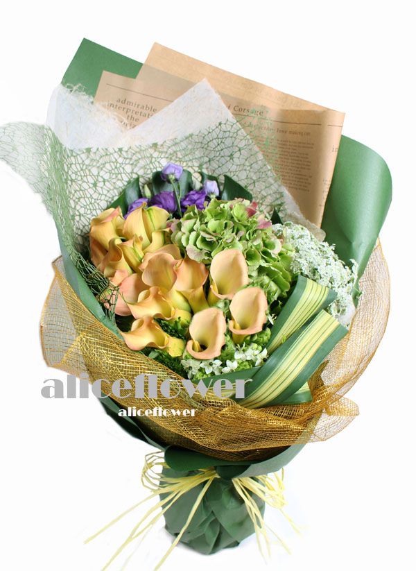 Hand wrapped bouquet,Sunshine Lover