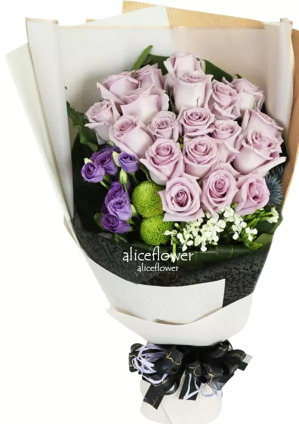 @[Imported Rose Bouquets],lavender Beauty