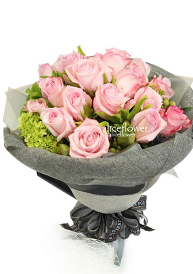 Imported  Roses,Pink Gossiper