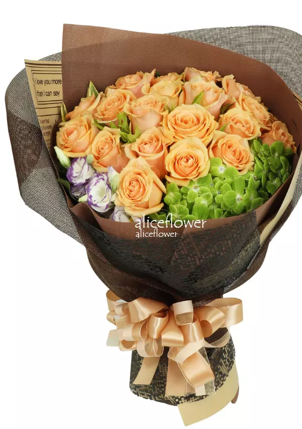 Import Roses Bouquet - Pure Dream, Alice Florist Taipei, Taiwan.