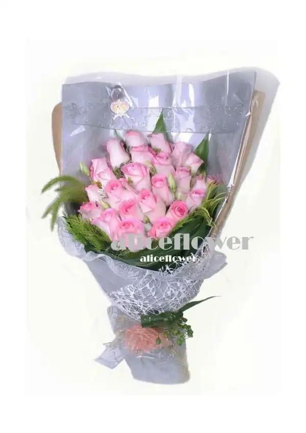 @[Imported Rose Bouquets],Fire-Kissed Pink