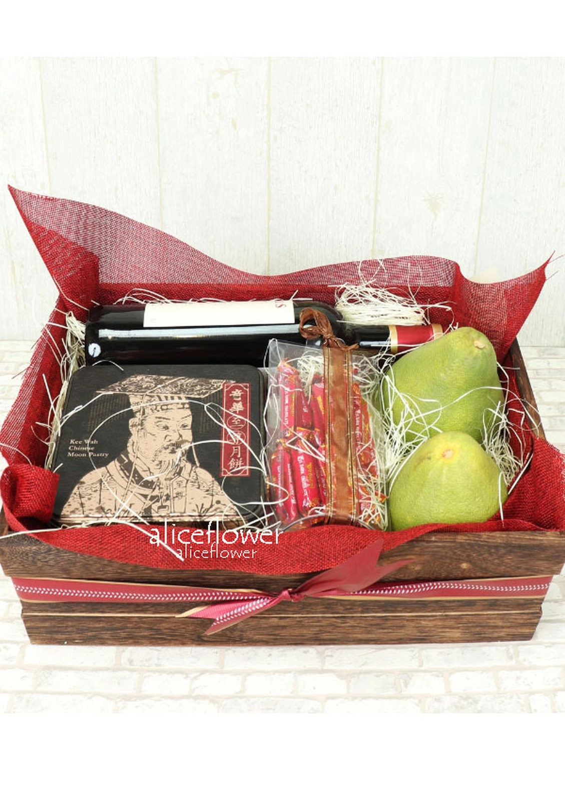 Moon Festival Gift Basket - Autumn Delicious, Alice Florist Taipei, Taiwan.
