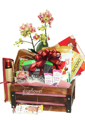 Chinese New Year Flowers,Gourmet Hamper