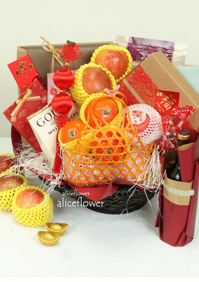 Chinese New Year Flowers,Greeting Hamper