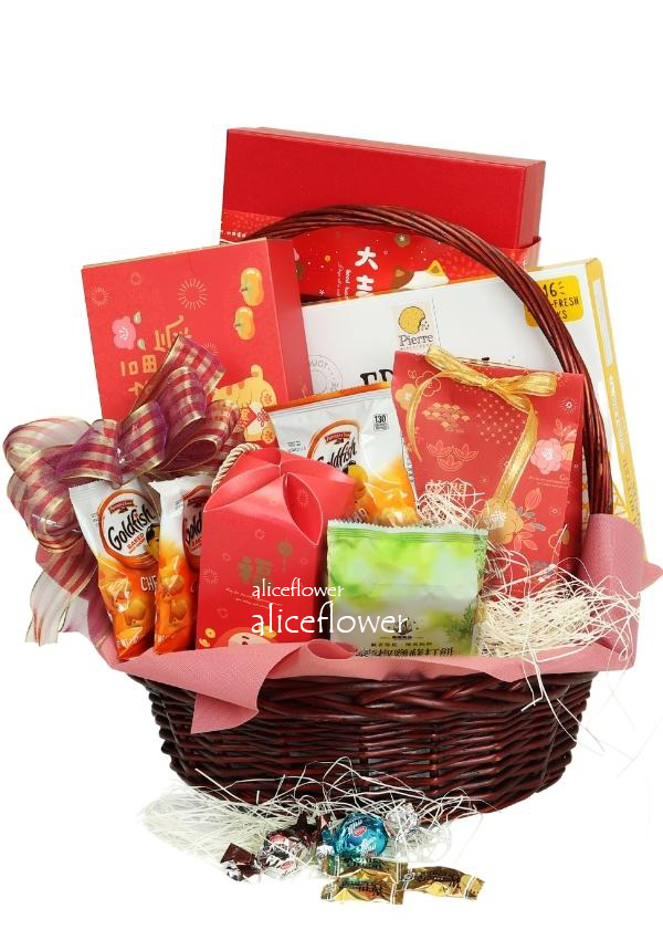Chinese New Year Flowers,Rich Blessing hamper