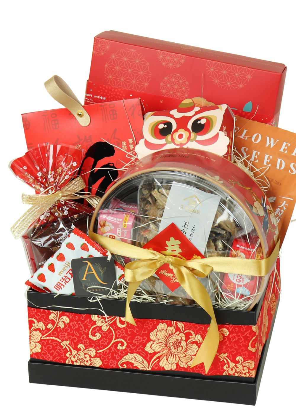 禮籃-新春如意禮籃, 台北愛麗絲花坊網路花店.