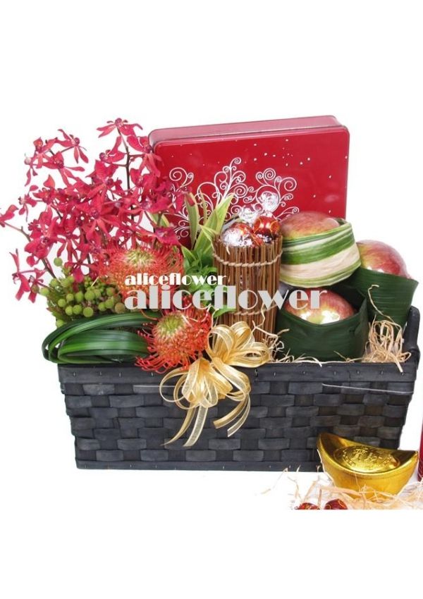 Lunar New Year Fruit Basket,Happiness and Good Future Hamper