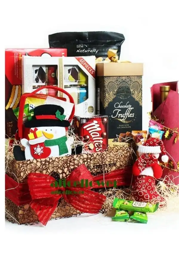 Christmas Hamper Basket,Precious Christmas
