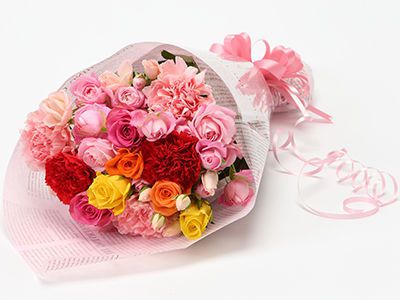 日本,母親節玫瑰康乃馨花束
