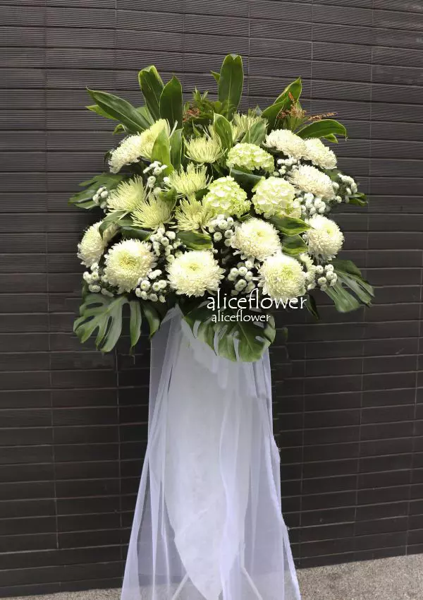 @[Sympathy &  Funeral Flowers],Always Memory Standing Spray