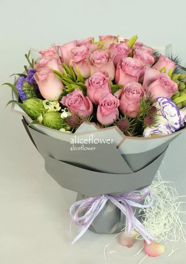 @[Roses Bouquet],Purple Waltz