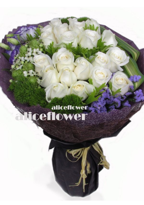 Roses Bouquet,Peaceful Purity