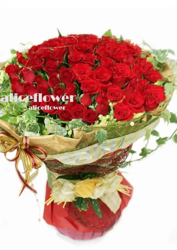 @[Rose Bouquet 99 roses],Love 99 Red Roses