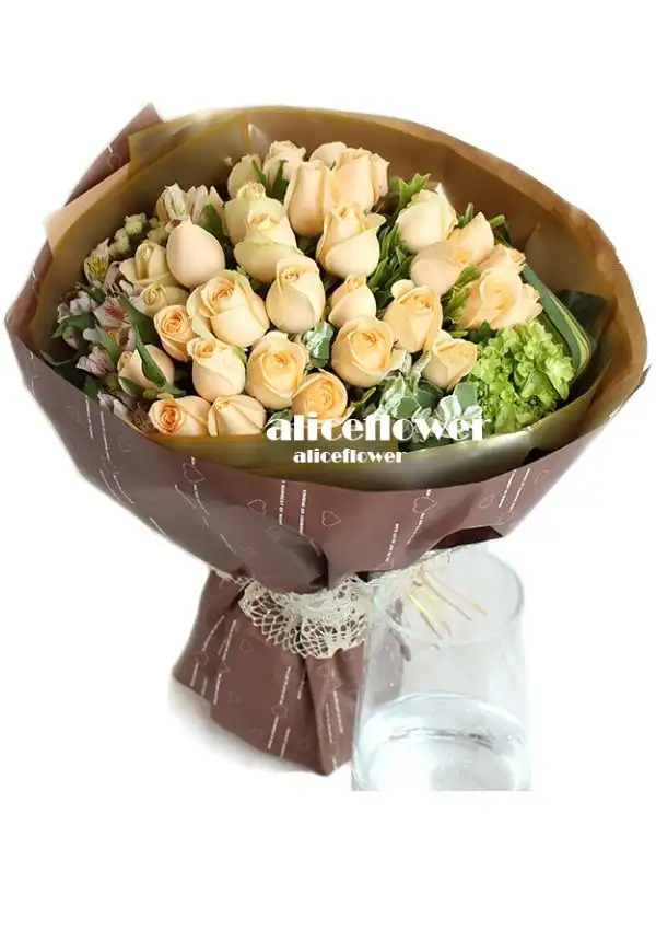 @[Graduate Bouquet],Shine Love Light Orange Roses