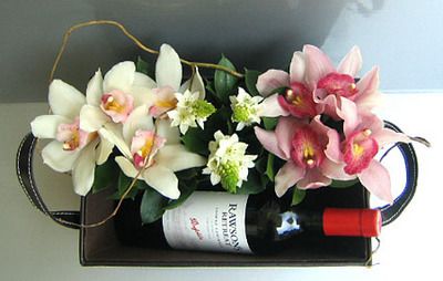 新加坡,蘭花及紅酒禮盒