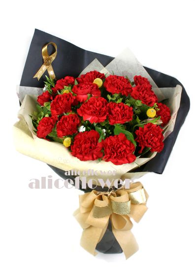 Hand wrapped bouquet,Red Collection