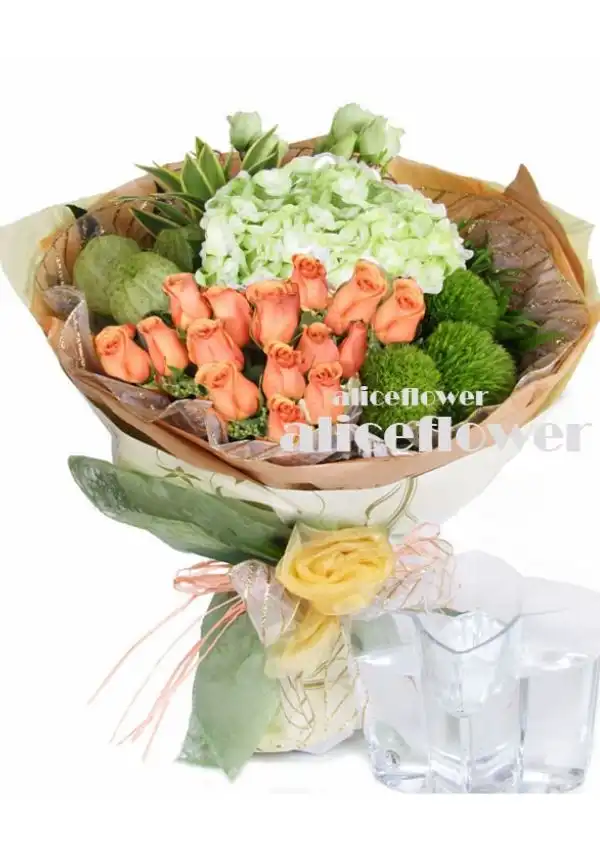 @[Roses Bouquet],Orange Lover