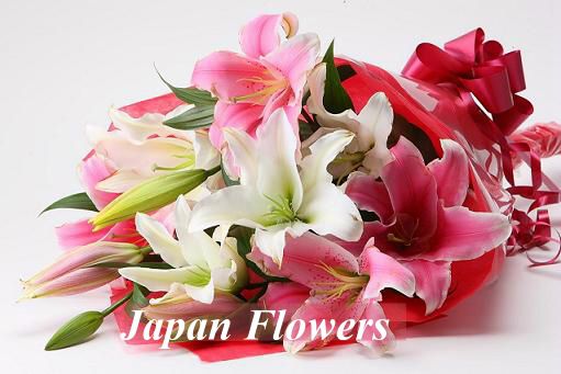 日本,母親節百合花束I