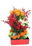 Autumn Flowers Arranged-Gold stars, Alice Florist Taipei, Taiwan.