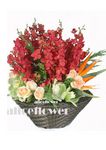 Thanksgiving Flowers and Gifts-Red rose in box - Alice Florist Taipei, Taiwan.