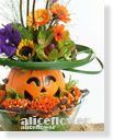Halloween Flowers & Gift-Best wish pumpkin-Alice Florist Taipei, Taiwan.