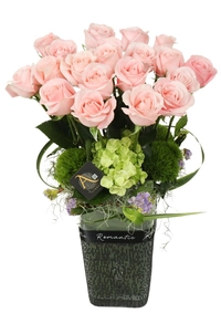 Lily,Light pink in vase