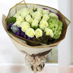 Roses Bouquet-Whisper of White