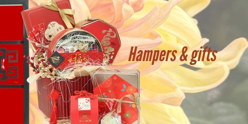 Send Lunar New Year Hamper Gift and Basket in Taipei, New Taipei City, Taiwan., 台北愛麗絲花坊網路花店.